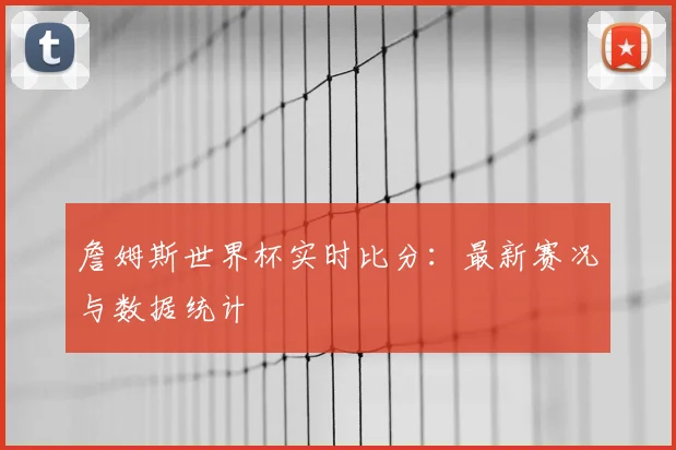 詹姆斯世界杯实时比分：最新赛况与数据统计